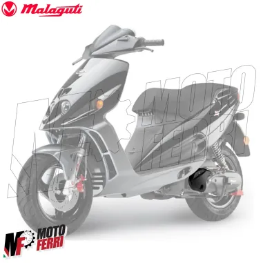 MF5280 Coperchio Carter Trasmissione Nero Originale Malaguti F12 LC 1994/2006