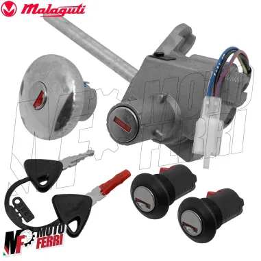 MF5282 Kit Serrature Avviamento + Tappo Malaguti Madison 125 150 180 200 250 400