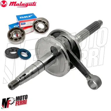 MF5285 Albero Motore + Cuscinetti Paraolio Originale Malaguti F12R AC 2007/2010