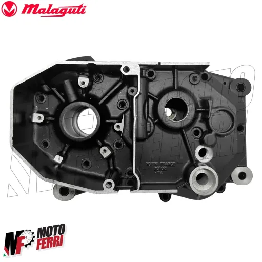 MF5287 Coppia Carter Motore Nero Originale Malaguti Motore Franco Morini T4 / GS