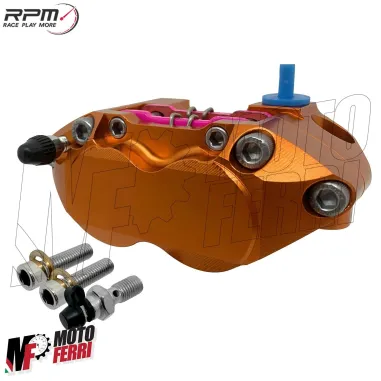 MF5294 - Pinza Freno CNC Radiale RPM Racing Interasse 82mm Scooter Moto Pitbike