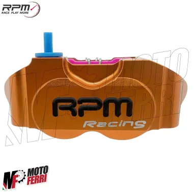 MF5294 - Pinza Freno CNC Radiale RPM Racing Interasse 82mm Scooter Moto Pitbike