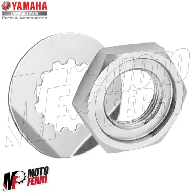 MF5305 Dado + Rondella di Sicureza Pignone Originale Yamaha YZF R6 mod 1999/2002