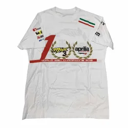 MF4243 - Maglia Originale Aprilia Racing Max Biaggi SBK World Champion Taglia XL