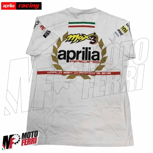MF4243 - Maglia Originale Aprilia Racing Max Biaggi SBK World Champion Taglia XL