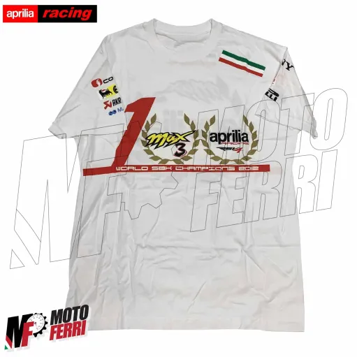 MF4243 - Maglia Originale Aprilia Racing Max Biaggi SBK World Champion Taglia XL