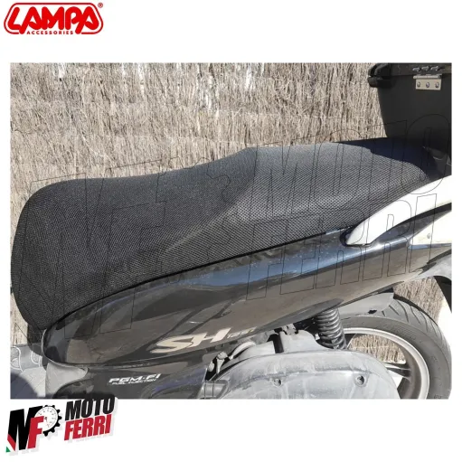 MF3454 Copri Sella Nero Traspirante L 74x100cm Lampa - Universale Moto Scooter
