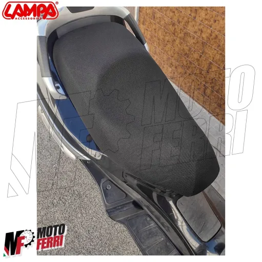 MF3454 Copri Sella Nero Traspirante L 74x100cm Lampa - Universale Moto Scooter