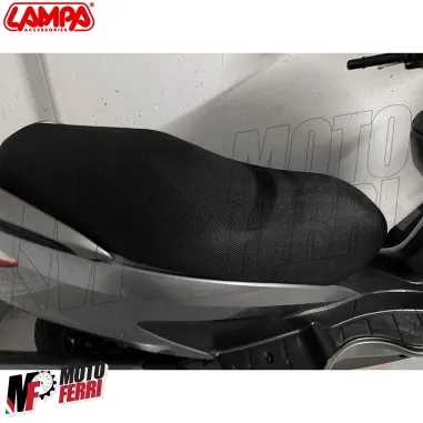 MF3455 Copri Sella Nero Traspirante XL 80x118cm Lampa Universale Moto Scooter