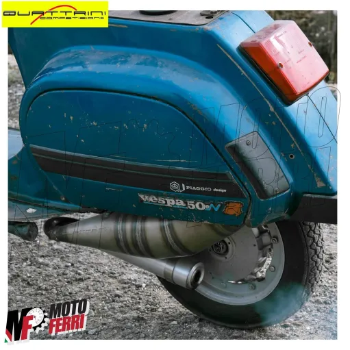 MF1200 - Marmitta M3XC GTR Quattrini Motori M1 M1L Vespa 50 Special R L 125 ET3