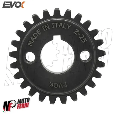 MF5315 Ingranaggio Z 25 Denti Evok per Campana Denti Dritti 24 / 72 Vespa Ape 50