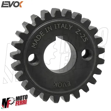 MF5315 Ingranaggio Z 25 Denti Evok per Campana Denti Dritti 24 / 72 Vespa Ape 50