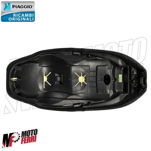 MF5331 Sella Sellone Pelle Nero Originale Piaggio Beverly 300 400 HPE 2021/2024