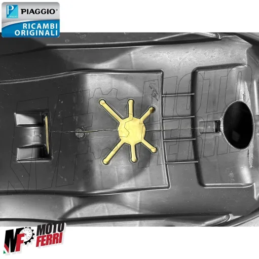 MF5331 Sella Sellone Pelle Nero Originale Piaggio Beverly 300 400 HPE 2021/2024