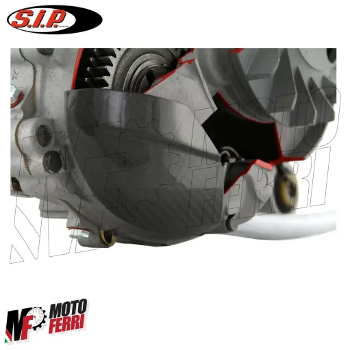 MF0404 PROTEZIONE CARTER MOTORE CARBONIO VESPA 50 SPECIAL RLN PK ET3 PRIMAVERA