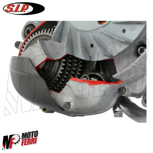 MF0404 PROTEZIONE CARTER MOTORE CARBONIO VESPA 50 SPECIAL RLN PK ET3 PRIMAVERA