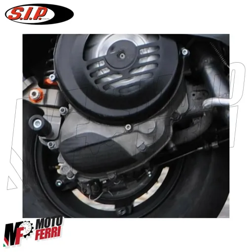 MF0404 PROTEZIONE CARTER MOTORE CARBONIO VESPA 50 SPECIAL RLN PK ET3 PRIMAVERA