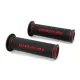 MF5341 Manopole Barracuda Racing Nero Rosso Universale Moto Ducati Honda MV
