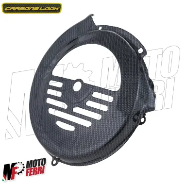 MF0407 Copriventola coprivolano IN FERRO EFFETTO CARBONIO VESPA 50 SPECIAL RLN 125 ET3 PRIMAVERA