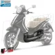 MF5351 Pedana Poggiapiedi Sinistra Nero Piaggio Beverly 125 250 300 400 500