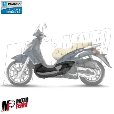 MF5351 Pedana Poggiapiedi Sinistra Nero Piaggio Beverly 125 250 300 400 500