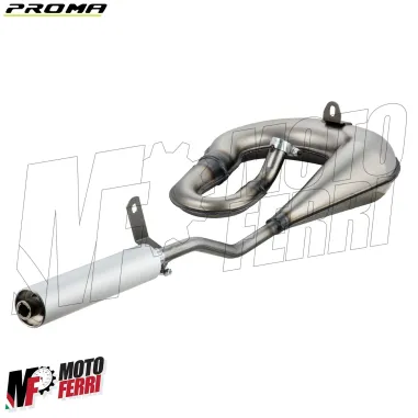 Marmitta Scarico Espansione Proma Circuit Pro Serpentone Piaggio Ciao Bravo 50