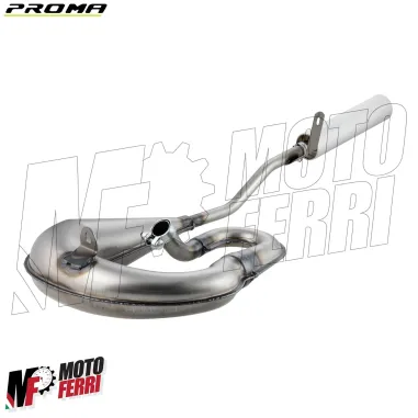 Marmitta Scarico Espansione Proma Circuit Pro Serpentone Piaggio Ciao Bravo 50