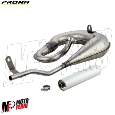Marmitta Scarico Espansione Proma Circuit Pro Serpentone Piaggio Ciao Bravo 50