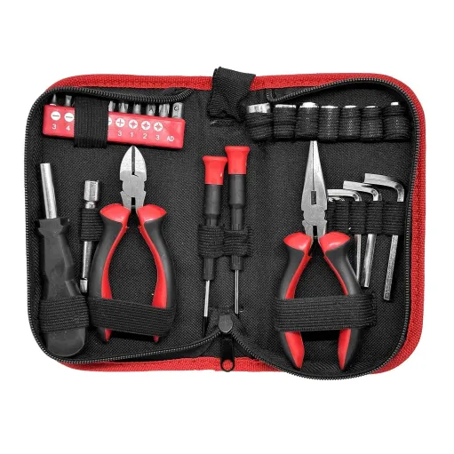 MF5355 Kit Attrezzi Moto Set 28 Pezzi Borsa Porta Attrezzi Sottosella Dr.Bike