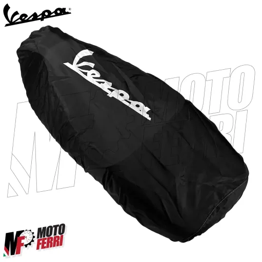 MF5356 Coprisella Impermeabile Nero per Vespa GTS Super Primavera Sprint LX S PX