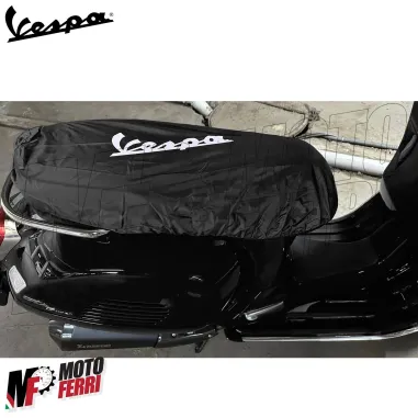 MF5356 Coprisella Impermeabile Nero per Vespa GTS Super Primavera Sprint LX S PX