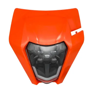 MF5358 Mascherina Faro Led Arancione V-Face Universale Cross Enduro KTM GasGas