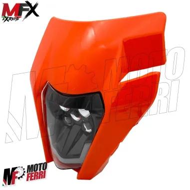 MF5358 Mascherina Faro Led Arancione V-Face Universale Cross Enduro KTM GasGas