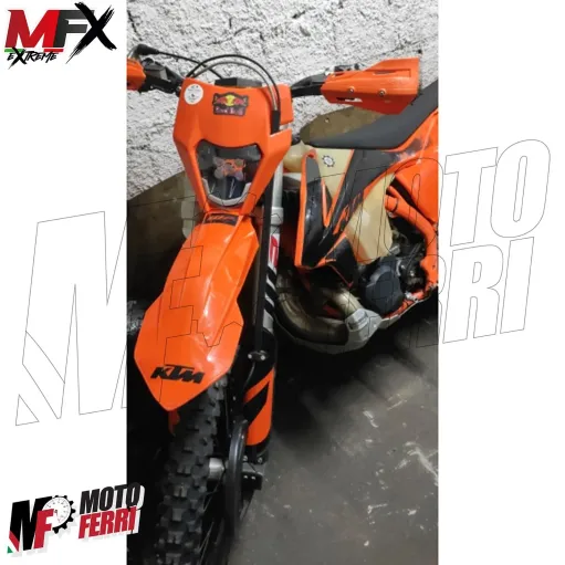 MF5358 Mascherina Faro Led Arancione V-Face Universale Cross Enduro KTM GasGas
