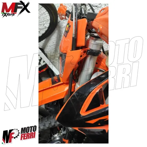MF5358 Mascherina Faro Led Arancione V-Face Universale Cross Enduro KTM GasGas
