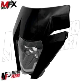 MF5358 Mascherina Faro Led Nero V-Face Universale Cross Enduro KTM GasGas Honda 2