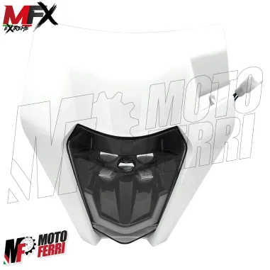 MF5358 Mascherina Faro Led Bianca V-Face Universale Cross Enduro KTM GasGas
