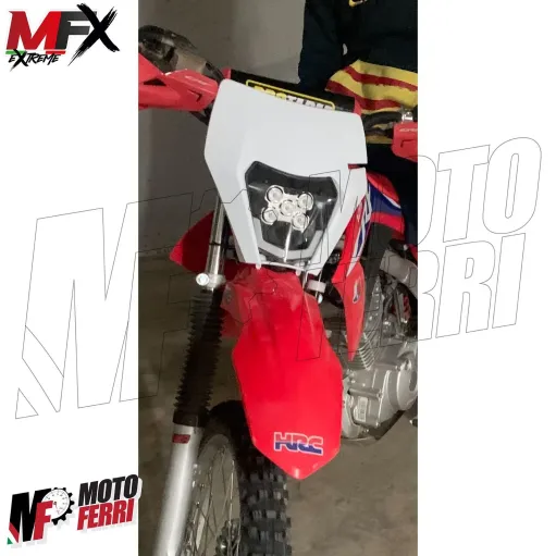 MF5358 Mascherina Faro Led Bianca V-Face Universale Cross Enduro KTM GasGas