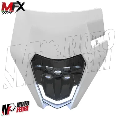 MF5358 Mascherina Faro Led Bianca V-Face Universale Cross Enduro KTM GasGas