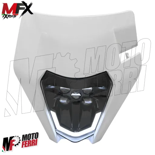 MF5358 Mascherina Faro Led Bianca V-Face Universale Cross Enduro KTM GasGas