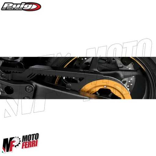 MF5375 Copricinghia Trasmissione Esterna Puig Nero TMAX 530 560 dal 2017 al 2024