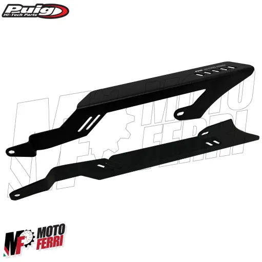 MF5375 Copricinghia Trasmissione Esterna Puig Nero TMAX 530 560 dal 2017 al 2024