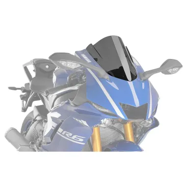 MF5377 Cupolino Fumè Scuro Yamaha R6 mod 2017/2024 Puig Z-Racing Doppia Bolla