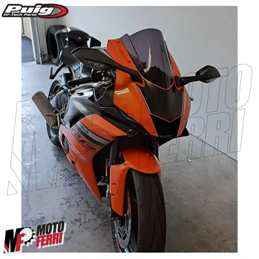 MF5377 Cupolino Fumè Scuro Yamaha R6 mod 2017/2024 Puig Z-Racing Doppia Bolla