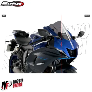 MF5377 Cupolino Fumè Scuro Yamaha R7 mod 2022/2024 Puig Z-Racing Doppia Bolla