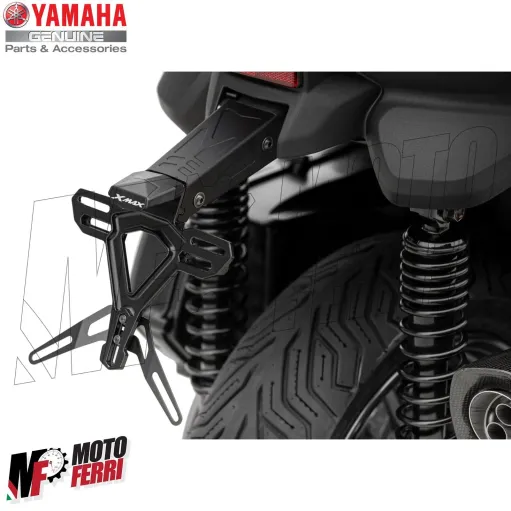 MF4826 Portatarga Sport + Copertura Originale Yamaha XMax 125 300 da 2023 a 2026