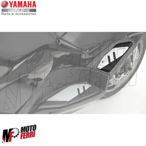 MF4831 Pedane Poggia Piedi XMax 125 300 2023 2024 in Alluminio Originali Yamaha