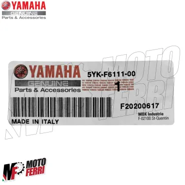 MF5379 Manubrio Nero Metallizzato Originale Yamaha MT-03 660cc mod 2006 / 2012