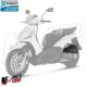 MF5395 - Coperchio Scatola Filtro Aria Piaggio Beverly 125 300 dal 2010 al 2016