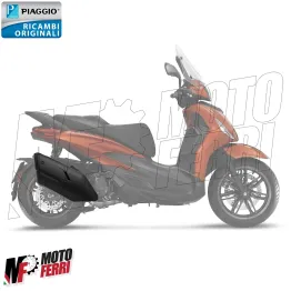 MF5396 Protezione Marmitta Nera Originale Piaggio Beverly 400 HPE 2021 / 2024 2